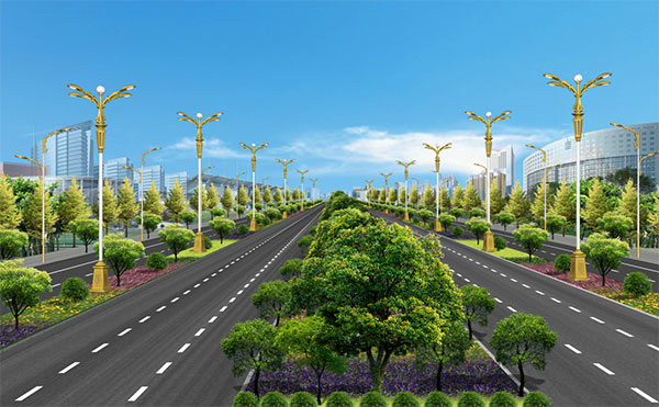 四块道路照明方案设计